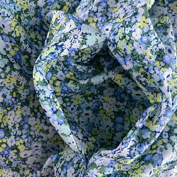 J. Crew Liberty Palermo Smocked Waist Mini Dress Thorpe Hill Small NWT DR-1250 - Picture 8 of 15